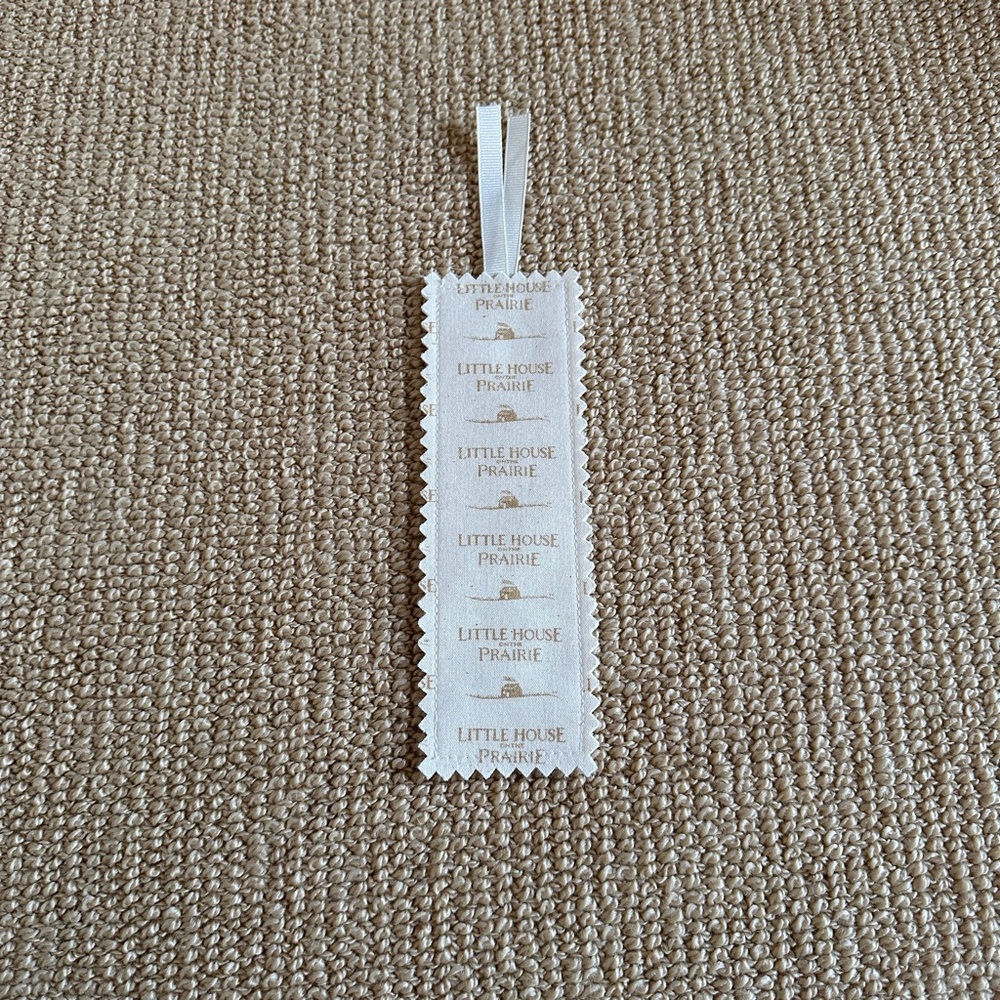 Little House on the Prairie Themed Fabric Bookmark